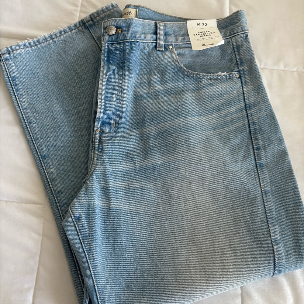 Madewell Pierced Barrel Leg Jeans
